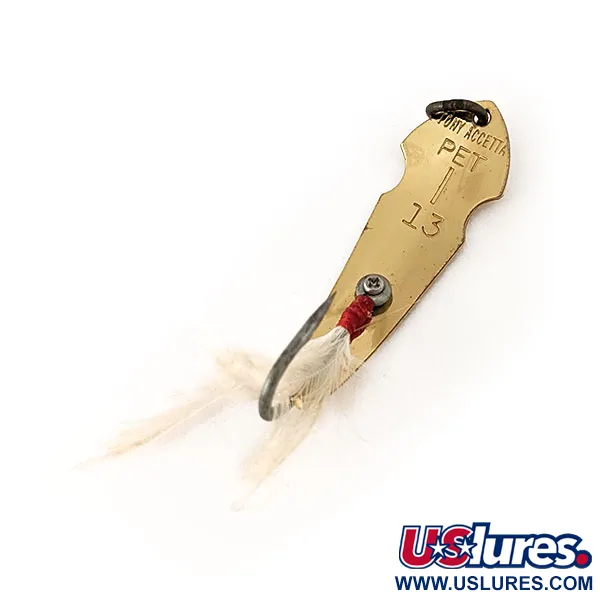Tony Accetta Pet Spoon 13 Blinker, Gold, 5g, Federhaken, #11126