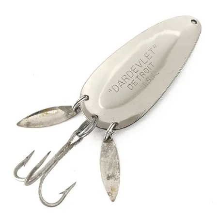 Dardevle Dardevlet Klicker Blinker, Nickel/Blau, 21g, Klicker, #11146