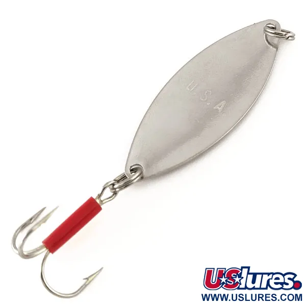 Mepps Spoon 2 Blinker, Nickel / Rot, 9g, USA-Prägung, #11168