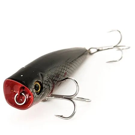 Bass Pro Shops XTS Popper, Dunkelgrau, 10,5g, Oberflächenköder, #11172