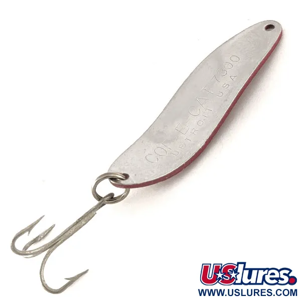 Dardevle Cop-E-Cat 7300 Blinker, Rot/Weiß/Nickel, 10g, Original, #11176