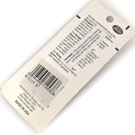 Renegade Crystalina Spoon, Gold-Orange, 11g, Blinker, #RCS114 GT