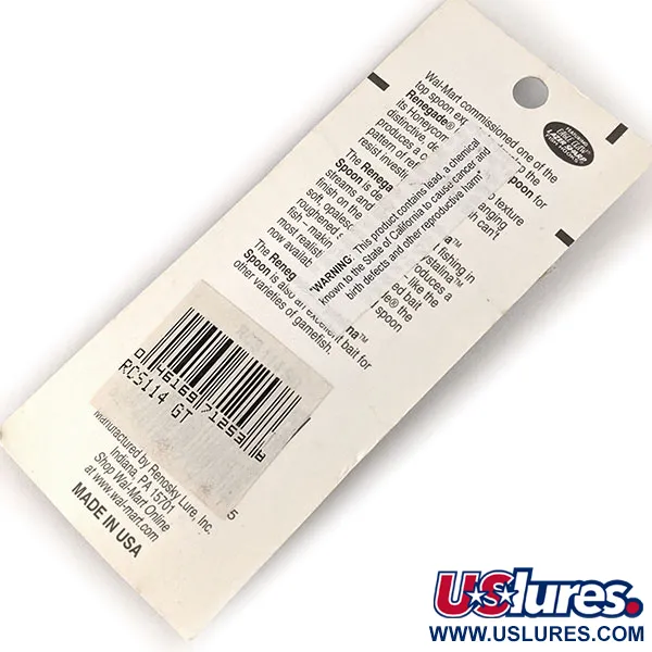 Renegade Crystalina Spoon, Gold-Orange, 11g, Blinker, #RCS114 GT