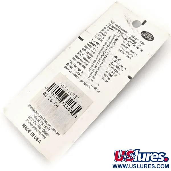 Renegade Crystalina Blinker, Gold/Orange, 7g, Wabenstruktur, #RCS-118GT