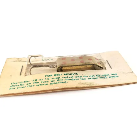 Jake's Lures Lil Jake Blinker-Spinner, Brass / Red, 9g, USA, #11197