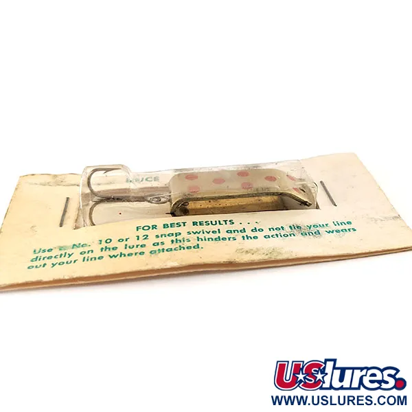 Jake's Lures Lil Jake Blinker-Spinner, Brass / Red, 9g, USA, #11197