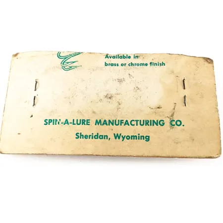 Jake's Lures Lil Jake Blinker-Spinner, Brass / Red, 9g, USA, #11197