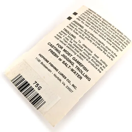 Hopkins Shorty 75 Pilker, Gold, 21g, Edelstahl geschmiedet, #11237