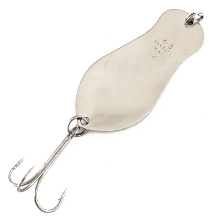 K-B Bait K-B Spoon Blinker, Nickel, 14g, Vintage Design, #11251