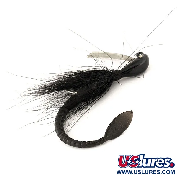 Cotton Cordell Banana Head Tattle-Tail Jig, Schwarz, 14g, Krautschutz, #11260