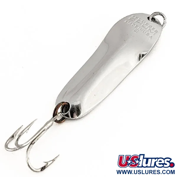 Pflueger CHUM #2 Blinker, Nickel, 7g, Vintage, #11268
