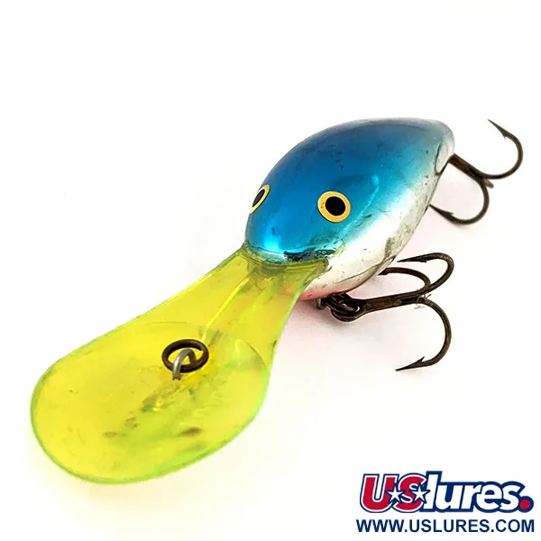 Rapala Down Deep Rattlin Fat Rap, Blau Chrom, 17g, 8.5m, #11274