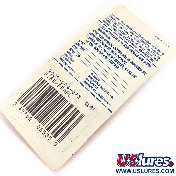 Luhr Jensen Pro Trout 4 UV Spinner, Fire Pearl, 8g, UV-aktiv, #11276