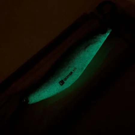 Luhr Jensen Quiver Glow Taumelblinker, Glow, 14g, Messing/Schaum, #11283