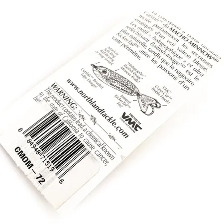 Northland Macho Minnow Jig-Köder, Rainbow Fish, 14g, KickerTail, #11289