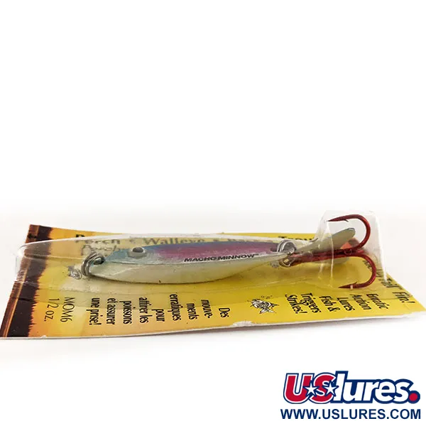 Northland Macho Minnow Jig-Köder, Rainbow Fish, 14g, KickerTail, #11289