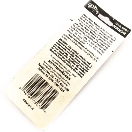 Renosky Sonic Swing Minnow 1 Spinner, Nickel/Forelle, 3g, #11294