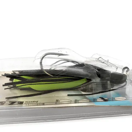 Z-Man Chatterbait Bladed Jig, Nickel/Schwarz, 11g, EZ Skirt, #11297