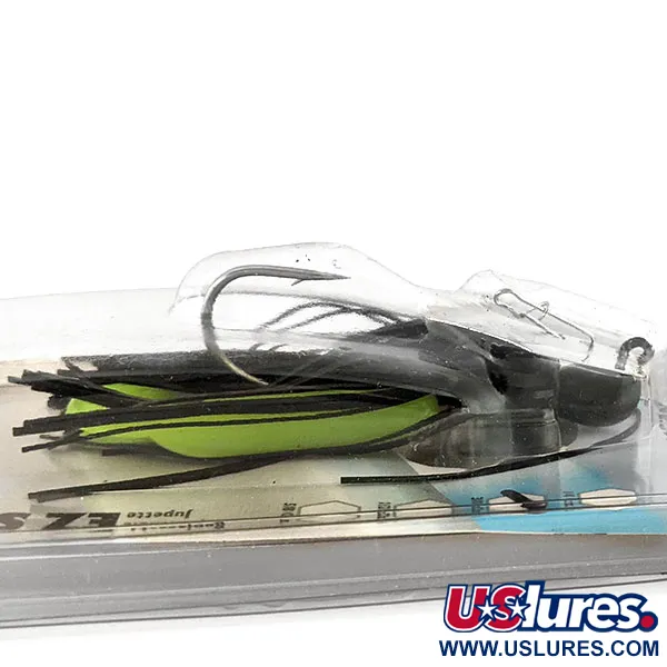 Z-Man Chatterbait Bladed Jig, Nickel/Schwarz, 11g, EZ Skirt, #11297