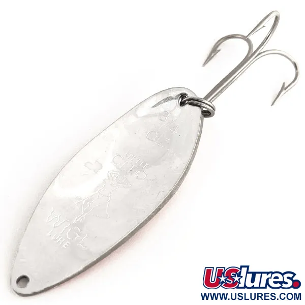 Little Cleo (Hula Girl) Blinker, Nickel/Orange/Schwarz, 21g, #11305