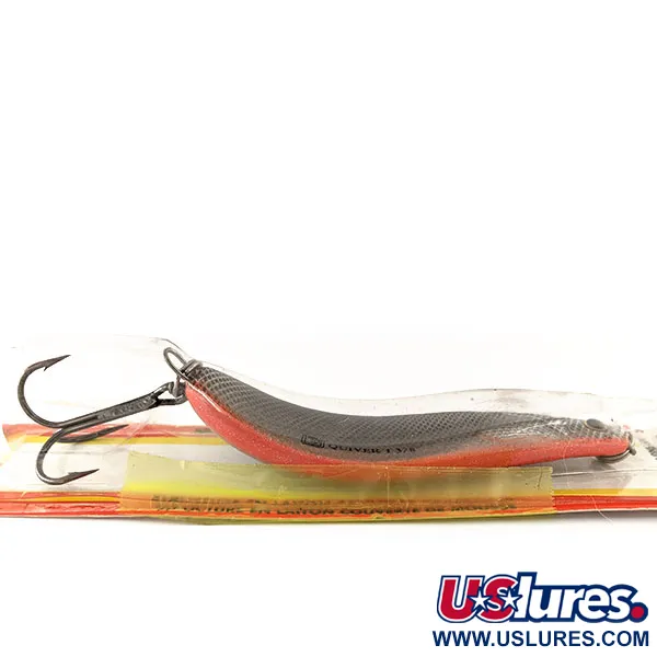 Luhr Jensen Quiver Wurflöffel, Silver / Orange Stripe, 39g, #11306