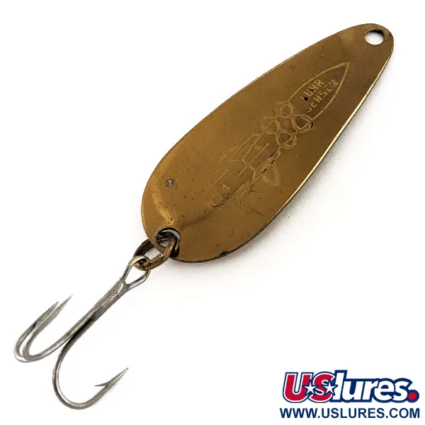 Luhr Jensen Rocket 88 Blinker, Bronze (Messing), 10g, Vintage, #11311
