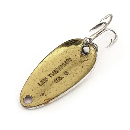 Len Thompson #6 Blinker, Weiß/Rot, 3.5g, Messing, #11312