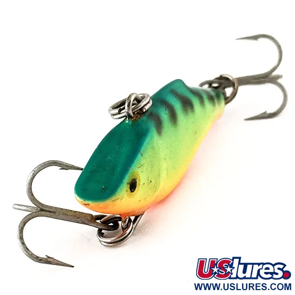 Rapala Rattl'n RAP Lipless Crankbait, Fire Tiger, 6g, Glow, #11329