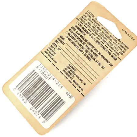 Luhr Jensen Hus-lure Blinker, Regenbogenforelle, 7g, Vintage, #11344