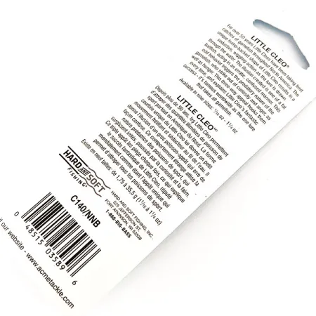 Acme Little Cleo Blinker, Nickel / Blau, 7g, Vintage, #11346