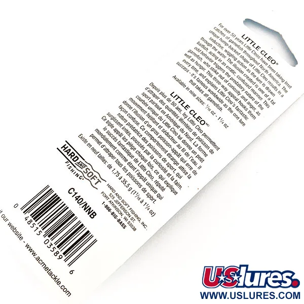 Acme Little Cleo Blinker, Nickel / Blau, 7g, Vintage, #11346