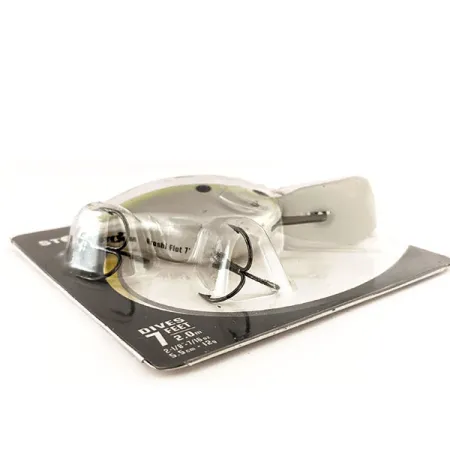 Storm Arashi Rattling Flat 7 Crankbait, Blau/Silber, 12g, #11347