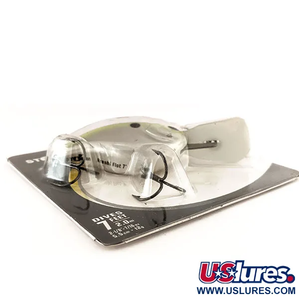 Storm Arashi Rattling Flat 7 Crankbait, Blau/Silber, 12g, #11347