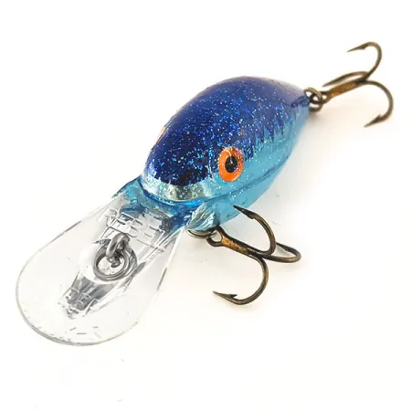 Rebel Deep Crank R Tiefläufer, Blau, 10,5g, Glitzer-Finish, #11358