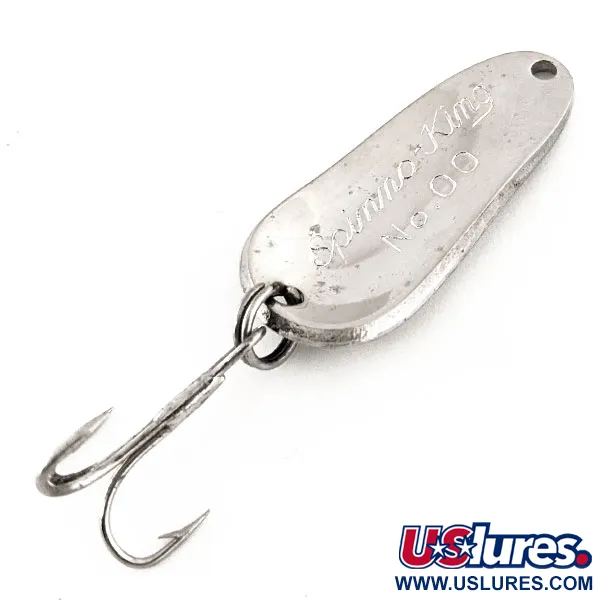 Pecos River Spinno-King 00 Blinker, Nickel, 7g, Vintage, #11360