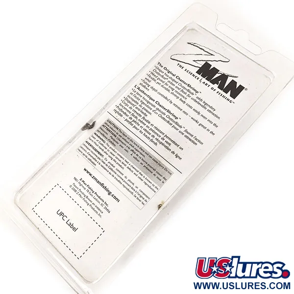 Z-Man Chatter Shrimp Chatterbait, Schwarz / Glitzer, 14g, Krautschutz, #11403