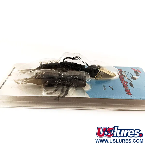 Z-Man Chatter Shrimp Chatterbait, Schwarz / Glitzer, 14g, Krautschutz, #11403