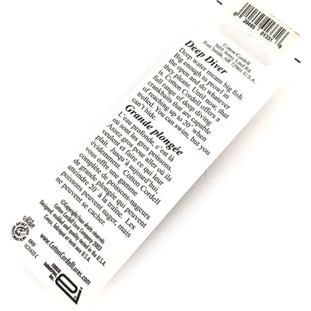 Cotton Cordell Wally Diver Tiefläufer, Tiger, 7g, Rassel, #11418