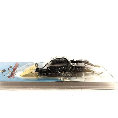 Z-Man Chatter Shrimp Chatterbait, Schwarz / Glitter, 14g, Krautschutz, #11419