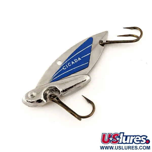 Reef Runner Cicada Blade Bait, Nickel/Blau, 6g, US-Design, #11428