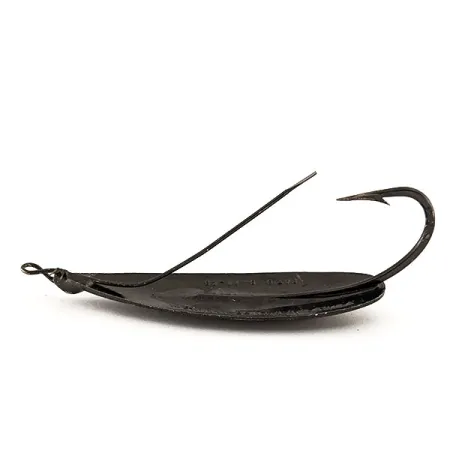 Johnson Silver Minnow Weedless, Schwarz, 21g, Löffelblinker, #11431