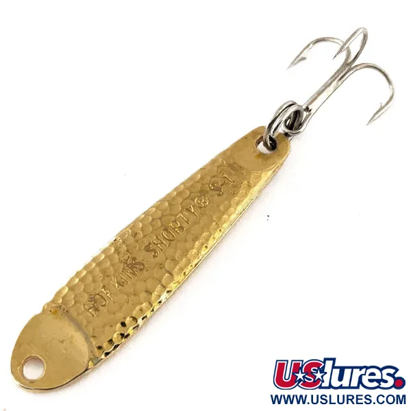 Hopkins s1 Jig Lure Spoon, Hammerschlag-Gold, 9g, Edelstahl, #11442