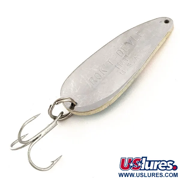 Eppinger Dardevle Rok't Devle Imp Blinker, Pearl/Nickel, 21g, #11447