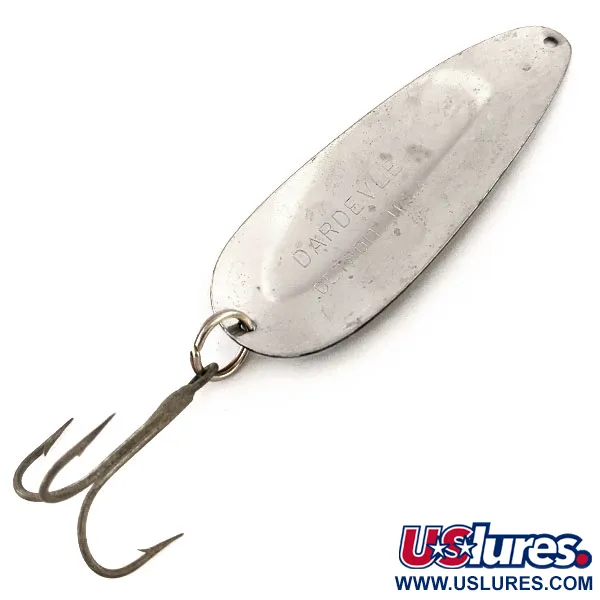 Eppinger Dardevle Blinker, Schwarz/Weiß/Nickel, 28g, Klassiker, #11461