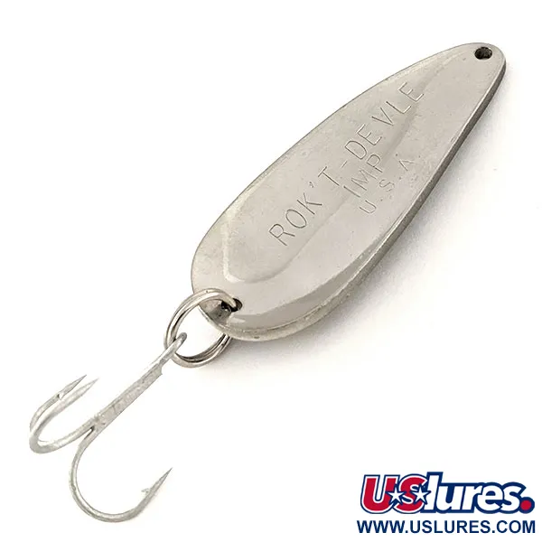 Dardevle Rok't Imp Blinker, Graustufen/Nickel, 21g, #11462