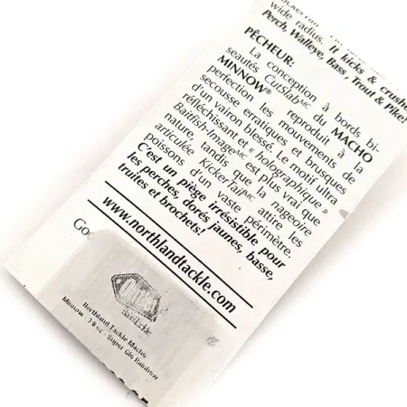 Northland Macho Minnow Jig, Blau/Glow, 11g, KickerTail, #11469