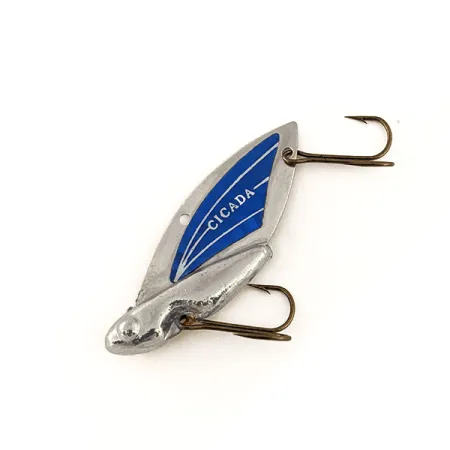 Reef Runner Cicada Blade Bait, Nickel / Blau, 11g, USA, #11470