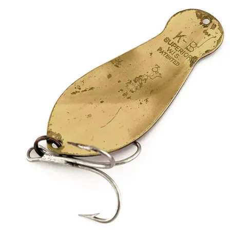 K-B Bait K-B Spoon 3 Blinker, Rot / Weiß / Messing, 25g, Messing, #11472