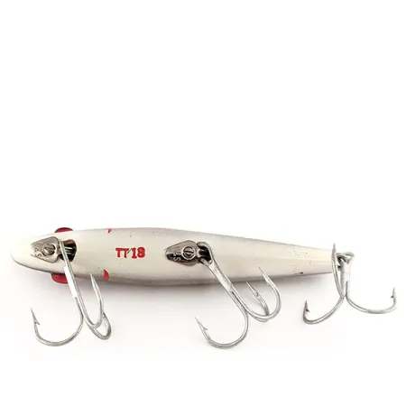MirrOlure TT Spotted Trout Sinking Twitchbait, Silber, 17g, #11481