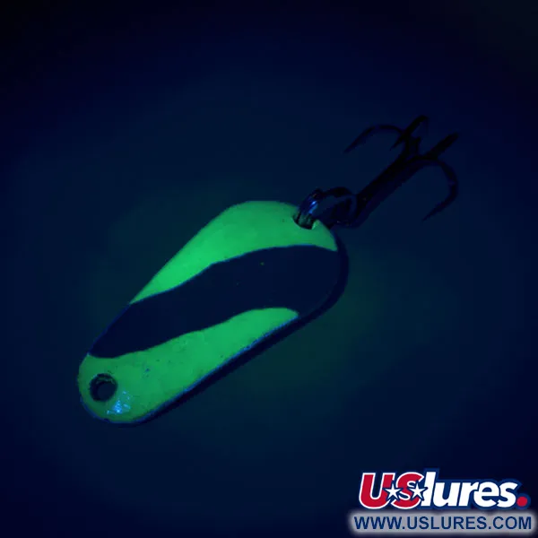 Aeroplane Spinner Aero Blinker, Grün/Weiß/Kupfer, 7g, UV-Glow, #11744